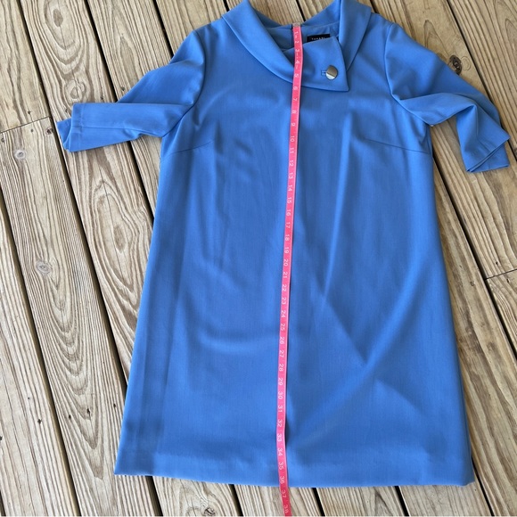 Tahari 16 retro dress blue Jackie O style plus size - Picture 9 of 9